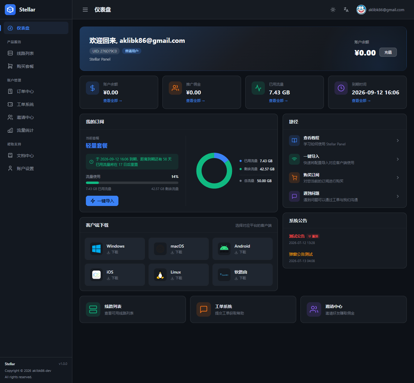 dashboard